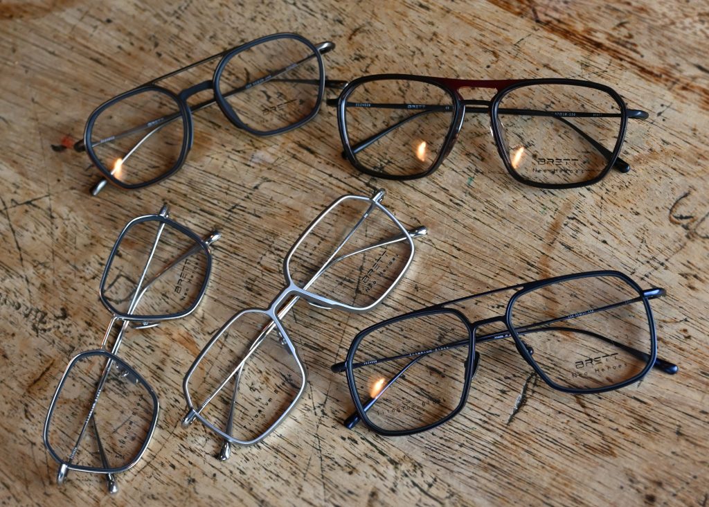 Brett frames from EYES on St Albans - stylish masculine frames 